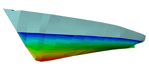 3D rendering of the ship